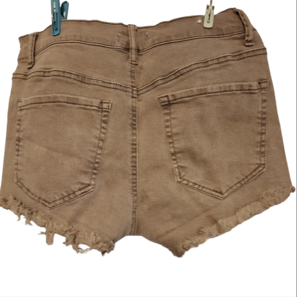 Mudd demin jean shorts green size 9 - Picture 2 of 8